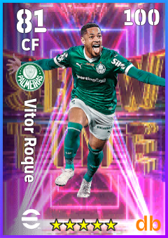 Vitor Roque — CF, OVR 81, MAX 100