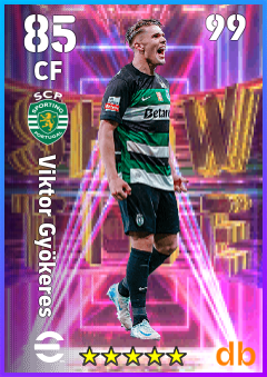 Viktor Gyökeres — CF, OVR 85, MAX 99