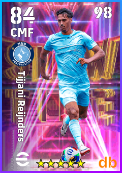 Tijjani Reijnders — CMF, OVR 84, MAX 98