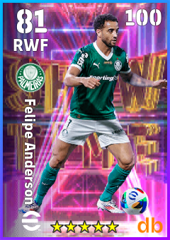 Felipe Anderson — RWF, OVR 81, MAX 100