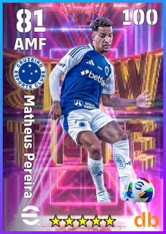 Matheus Pereira — AMF, OVR 81, MAX 100