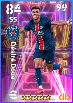 Désiré Doué — SS, OVR 84, MAX 99