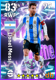 Lionel Messi eFootball player card