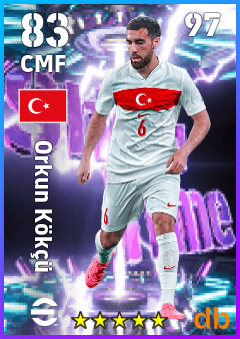 Orkun Kökçü — CMF, OVR 83, MAX 97