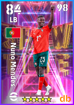 Nuno Mendes eFootball player card