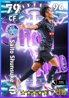 Saito Shunsuke — CF, OVR 79, MAX 96