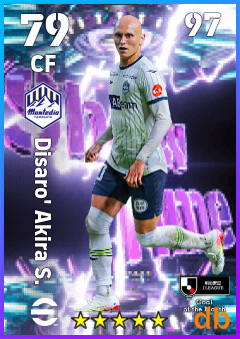 Disaro' Akira S. — CF, OVR 79, MAX 97