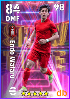 Endo Wataru — DMF, OVR 84, MAX 98