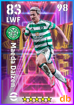 Maeda Daizen — LWF, OVR 83, MAX 98