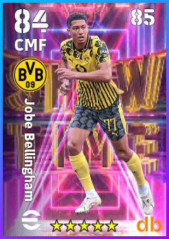 Jobe Bellingham — CMF, OVR 84, MAX 85