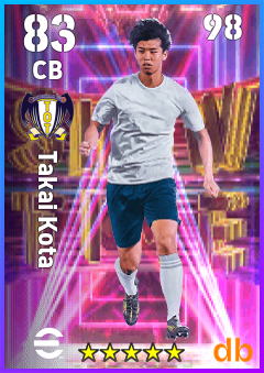 Takai Kota — CB, OVR 83, MAX 98