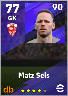 Matz Sels eFootball player card