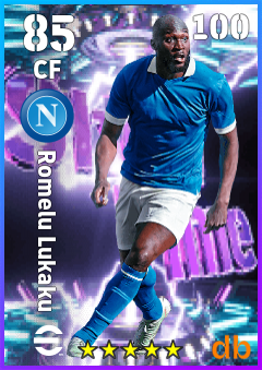 Romelu Lukaku — CF, OVR 85, MAX 100