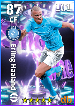 Erling Haaland — CF, OVR 87, MAX 101