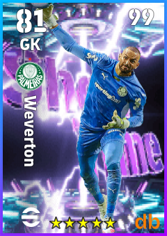 Weverton — GK, OVR 81, MAX 99