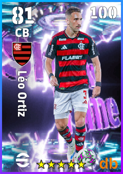 Léo Ortiz — CB, OVR 81, MAX 100