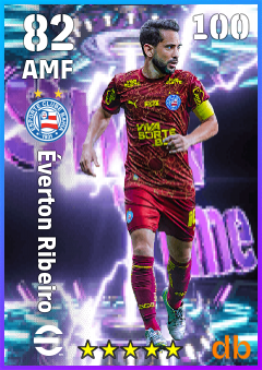 Éverton Ribeiro — AMF, OVR 82, MAX 100