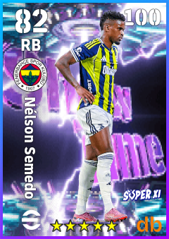 Nélson Semedo — RB, OVR 82, MAX 100