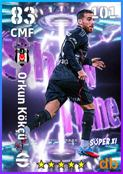 Orkun Kökçü — CMF, OVR 83, MAX 101