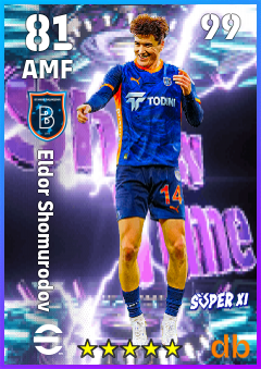 Eldor Shomurodov — AMF, OVR 81, MAX 99