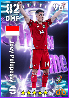 Joey Pelupessy — DMF, OVR 82, MAX 96