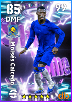 Moisés Caicedo eFootball player card