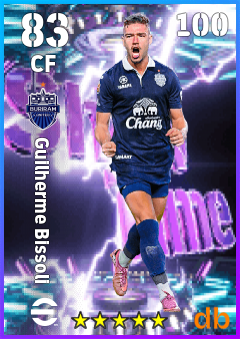 Guilherme Bissoli — CF, OVR 83, MAX 100