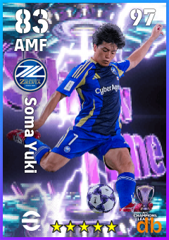 Soma Yuki — AMF, OVR 83, MAX 97