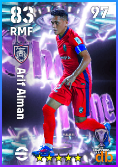 Arif Aiman — RMF, OVR 83, MAX 97