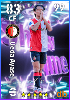 Ueda Ayase — CF, OVR 83, MAX 99