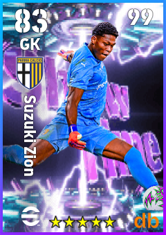 Suzuki Zion — GK, OVR 83, MAX 99