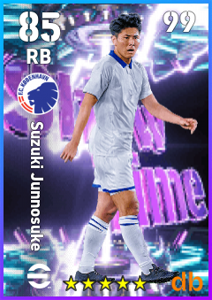 Suzuki Junnosuke — RB, OVR 85, MAX 99