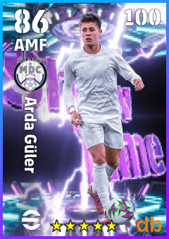 Arda Güler — AMF, OVR 86, MAX 100
