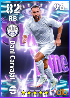 Dani Carvajal — RB, OVR 82, MAX 96