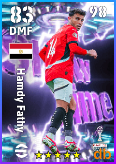 Hamdy Fathy — DMF, OVR 83, MAX 98