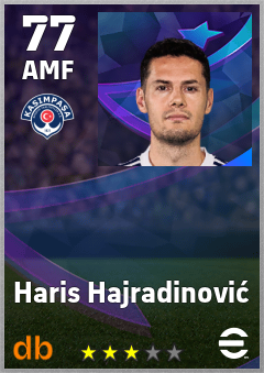 Haris Hajradinović eFootball player card