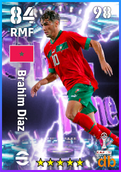 Brahim Díaz eFootball player card