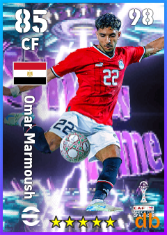 Omar Marmoush — CF, OVR 85, MAX 98