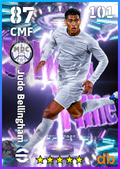 Jude Bellingham — CMF, OVR 87, MAX 101