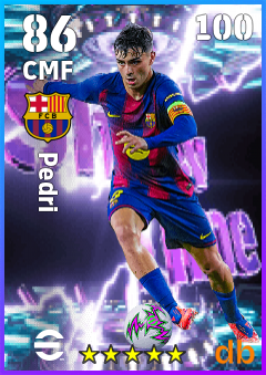 Pedri eFootball player card