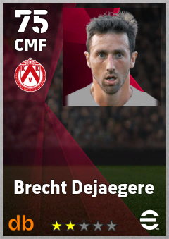 Brecht Dejaegere eFootball player card