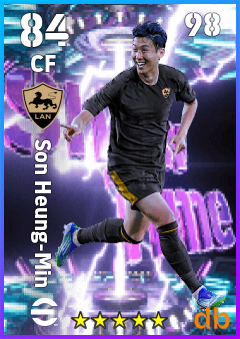 Son Heung-Min — CF, OVR 84, MAX 98