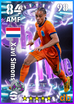 Xavi Simons eFootball player card