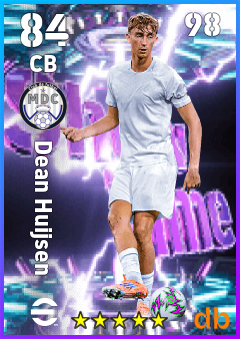 Dean Huijsen — CB, OVR 84, MAX 98