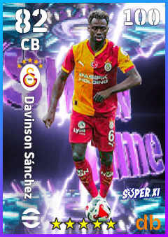 Davinson Sánchez — CB, OVR 82, MAX 100