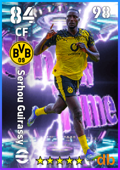 Serhou Guirassy — CF, OVR 84, MAX 98