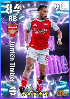 Jurriën Timber eFootball player card