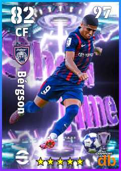 Bérgson — CF, OVR 82, MAX 97