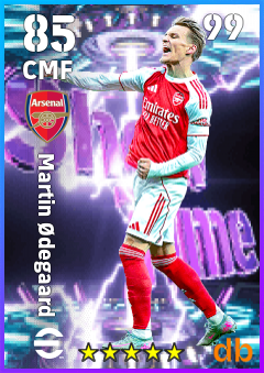 Martin Ødegaard — CMF, OVR 85, MAX 99