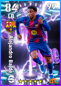 Alejandro Balde eFootball player card